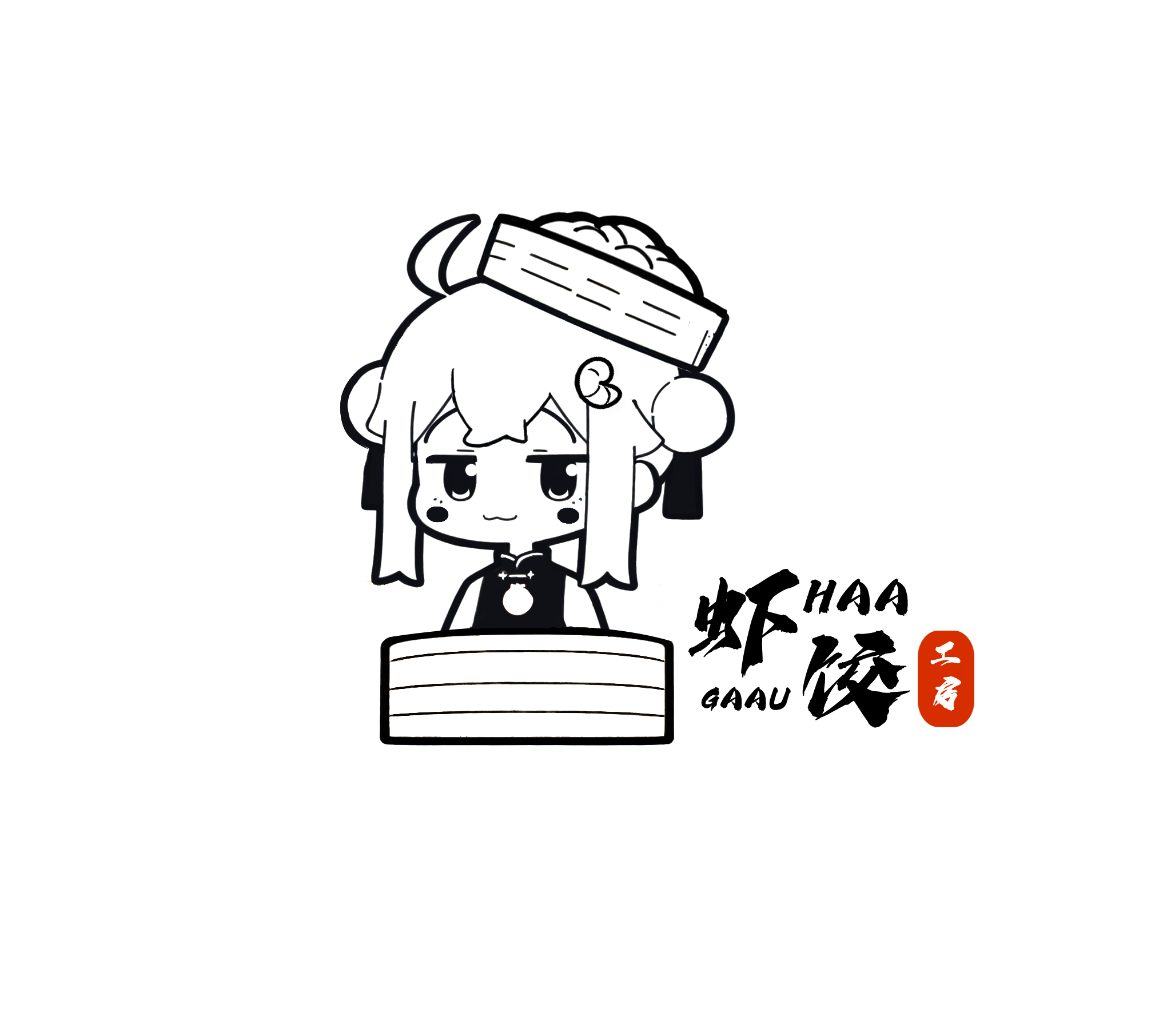 虾饺工房 Logo